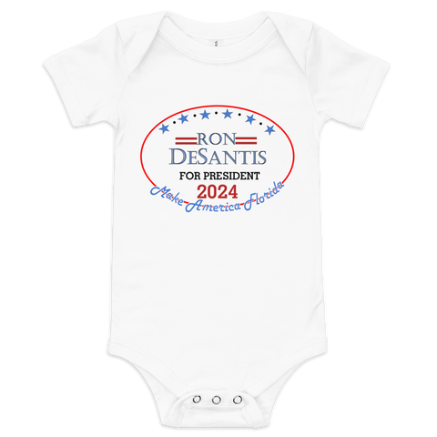 Baby onesie Ron Desantis for President Cotton