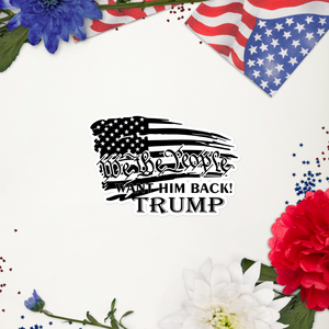 Bubble-free stickers, car Decal, We the People, Trump Support, Trump for President