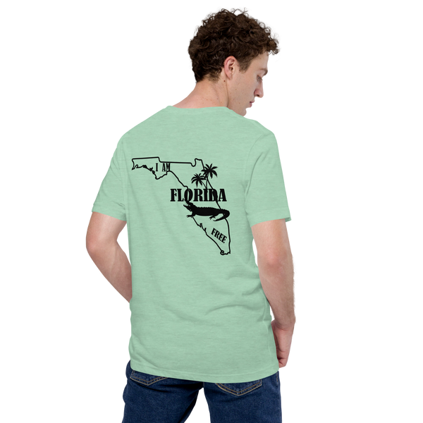 I am Florida free, Unisex t-shirt, Florida state pride