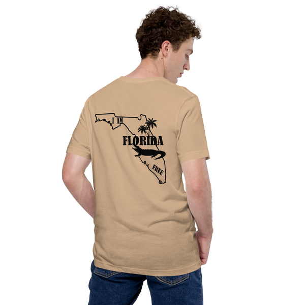 I am Florida free, Unisex t-shirt, Florida state pride