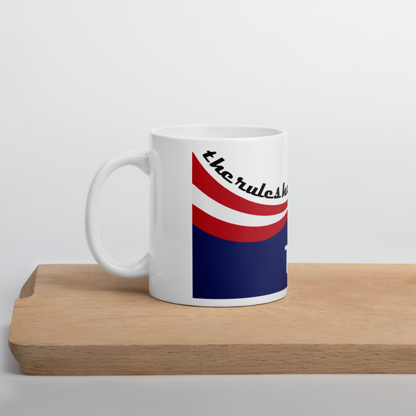 White mug, Trump election 2024, The rules have changed, coffee and tea mug