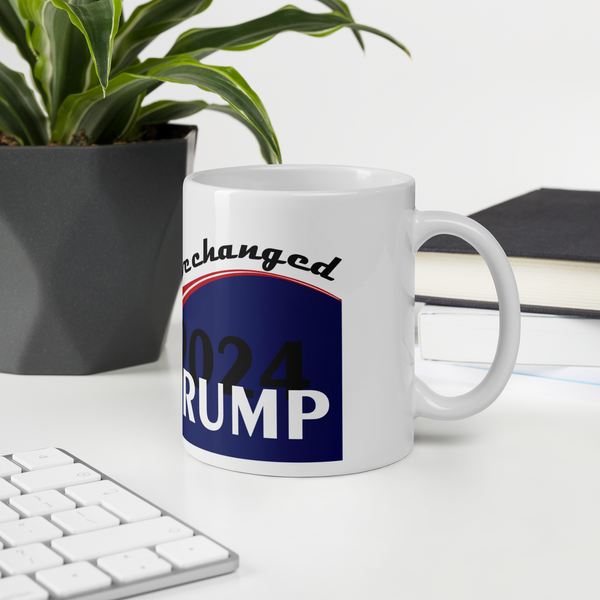 White mug, Trump election 2024, The rules have changed, coffee and tea mug