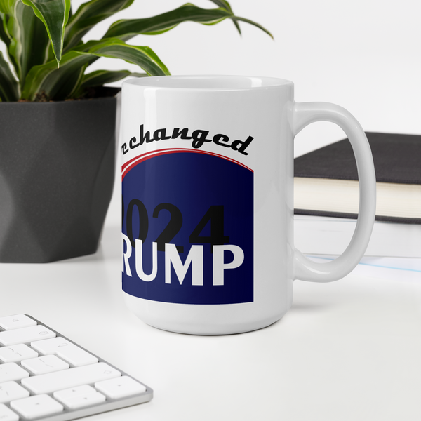 White mug, Trump election 2024, The rules have changed, coffee and tea mug